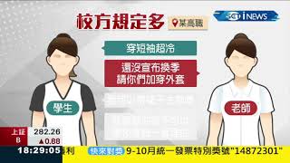 莊敬高職強剪學生髮 蹲地如乞丐言論惹怒｜三立iNEWS 20211125 ｜ 莊敬高職｜髮禁｜服儀｜違法