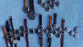 WWII Luftwaffe - German nazi Air Force military issued watches (nov 2020 update) - B-Uhr, D & RLM