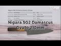 Nigara SG2 Damascus Gyuto 210mm Quick Look