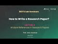 [RIOTU Seminars] How to Write and Review References and Citations in Research Papers