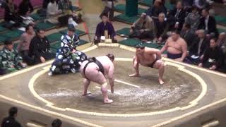 臥牙丸 vs 霧馬山[HD]大相撲一月場所初日 両国国技館 Grand Sumo Tournament 2019/01/13 館内の様子と入待ち取り組み