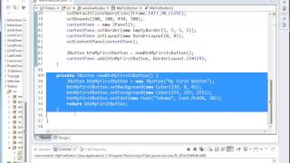 Java Basics - GUI with WindowBuilder 03