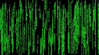 how to make matrix code RAIN effect using notepad