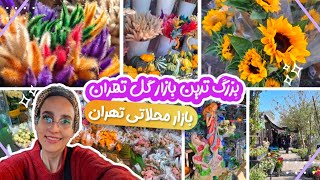 🌸بزرگ ترین بازار گل تهران ، بازار محلاتی🌸