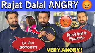 😱 Rajat Dalal ANGRY ON MEDIA | Rajat Dalal On Elvish BOYCOTT Media Controversy