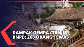 BNPB: 268 Orang Meninggal Akibat Gempa Bumi Cianjur