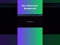Add Hero Patterns to Your Background in Minutes! #coding #2024  #programming #shorts  #webdesign