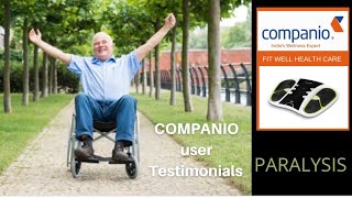 PARALYSIS - પેરાલિસિસ માં BEST RESULT. COMPANIO THERAPY PARALYSIS RESULTS.