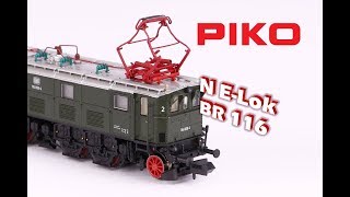 PIKO [V068EN subtitle]  N electric locomotive BR 116 - model presentation