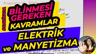 Elektrik ve Manyetizma  -  Mutlaka Bilinmesi Gereken Kavramlar - TYT Fizik Kampı 2022 #tytfizik