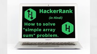 'Simple array sum' HackerRank Solution || Explanation in Hindi || coding4u
