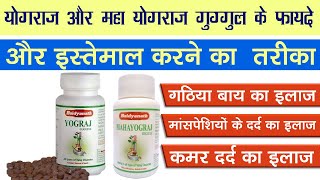 योगराज \u0026 महायोगराज गुग्गुल के फायदे / Yograj \u0026 Mahayograj Guggul Ke Fayde / Back Pain Ayurvedic Cure