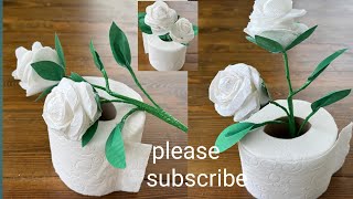 How to Make a Paper Towel Flower – Easy Craft Tutorial​⁠@InternationalDIY