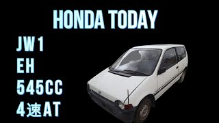 HONDA TODAY M-JW1 EH ENGINE START TEST MOVIE