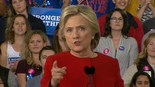 Full Video: Hillary Clinton holds a midnight rally in North Carolina on election eve