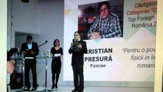 FIZICA POVESTITA de Cristian Presura, prezentare de carte