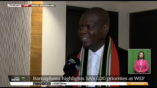 WEF 2025 | DIRCO Minister Ronald Lamola on Davos visit