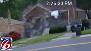 WILD VIDEO: Driver killed when car flies into home