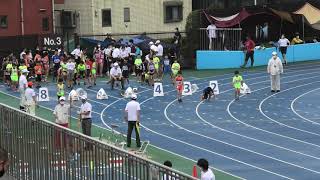 第３６回葛飾区陸上競技選手権大会　小学４年生以下男子１００ｍ　陽太石