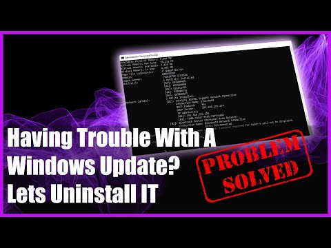 Having Trouble With A Windows Update? Lets Uninstall IT