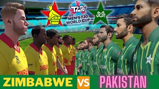 Pakistan vs Zimbabwe T20 world cup 2022 | Pak vs Zim Live at Perth | Cricket 22 Gameplay