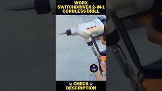 WORX Switchdriver 2-in-1 Cordless Drill and Driver with Rotating Dual Chucks #shorts