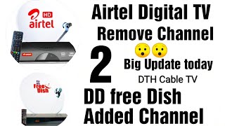 Airtel Digital TV Remove Channel || DD Free Dish added New Channel || VK Digital Cable added Channel