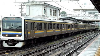 JR東日本　209系 2000番台 C437+？　成田線 成田駅