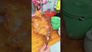 Hubei specialty, Jingmen air dried chicken, so delicious that I can’t stop eating #food#cured meat