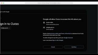 Outzo Google Gmail Sync Demo | Google Workspace Integration Demo
