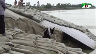 গাইবান্ধার ব্রহ্মপুত্র-যমুনা নদীতে তীব্র ভাঙ্গন শুরু হয়েছে