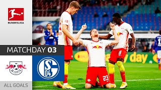 Leipzig Ranks 1st | RB Leipzig - FC Schalke 04 | 4-0 | All Goals | Matchday 3 – Bundesliga 2020/21