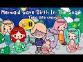 Mermaid Gave Birth In The Snow🧜🏻‍♀️❄️🌊 Sad Story | นางเงือกเกิดในหิมะ🥶 Toca Life Story | Toca Boca