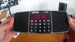 LEFON Dab FM AM Radio Dual Bluetooth Speaker