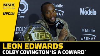 Leon Edwards: Colby Covington 'Is A Coward, and He's Always Been' | UFC 296 | MMA Fighting