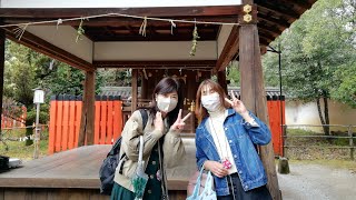 賀茂別雷神社　新宮神社 龍神様 辰年詣り🐲　京都旅　土日祝　御扉が開いています✨　パワースポット3人旅🎶