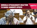 Rahul Gandhi Speech | Nirmala Sitharaman's Reaction To Rahul Gandhi's Speech Is Viral