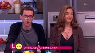 Emmerdale's Gemma Atkinson and Mark Charnock Poke Fun at One Another | Lorraine