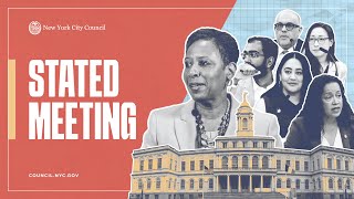 LIVE: Watch New York City Council's 4/18 Stated Meeting, Live from Council Chambers in City Hall