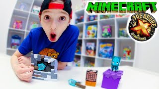 FATHER & SON SCIENCE EXPERIMENT!? ( Minecraft Treasure X!)
