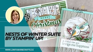 Christmas Card Ideas with the Nests of Winter Suite