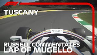 George Russell Commentates On Mugello Lap | 2020 Tuscan Grand Prix