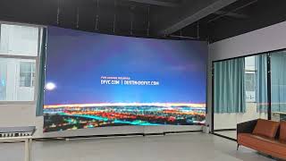 Indoor Rental LED Screen P2.6 with Curved Design and hanging Bar