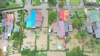 Dzierżoniów ul Wesoła  podtopienia 21.08.2022r