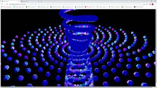 Three.js tutorial: Geometry spiral animation