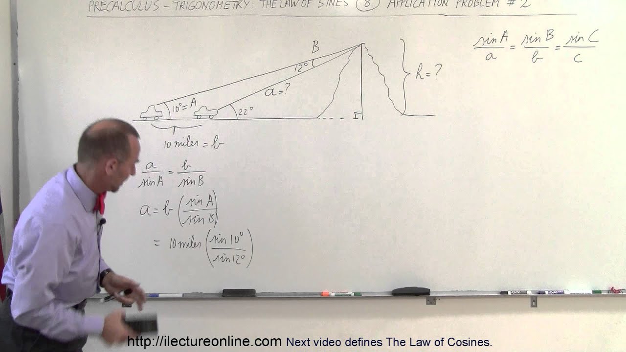 PreCalculus - Trigonometry: The Law Of Sines (8 Of 15) Finding The ...