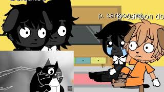 past cartoon cat and cartoon dog react to the furture 3/3 @SillyContentArt