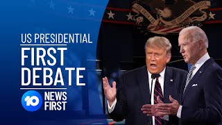 LIVE: First US Presidential Debate | 10 News First