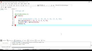Arrays 2D | Matrix Representation & Operations Explained | C Tutorial