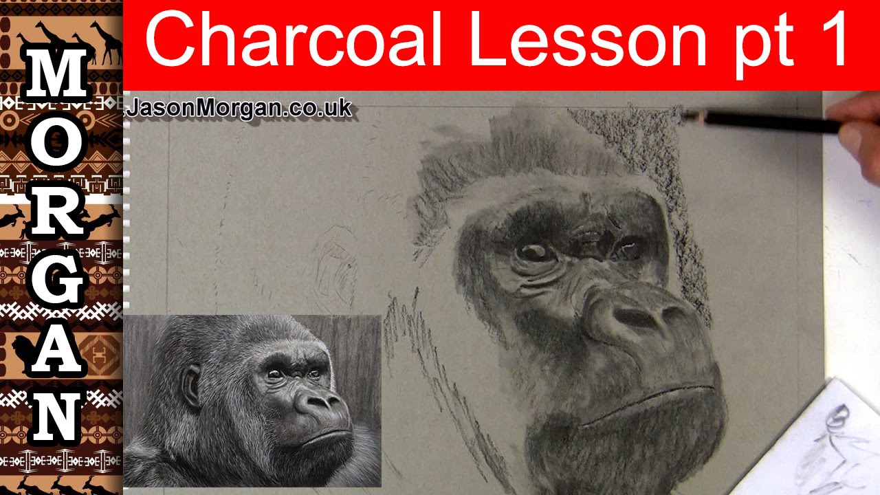 Charcoal Drawing Lesson Part 1 Youtube